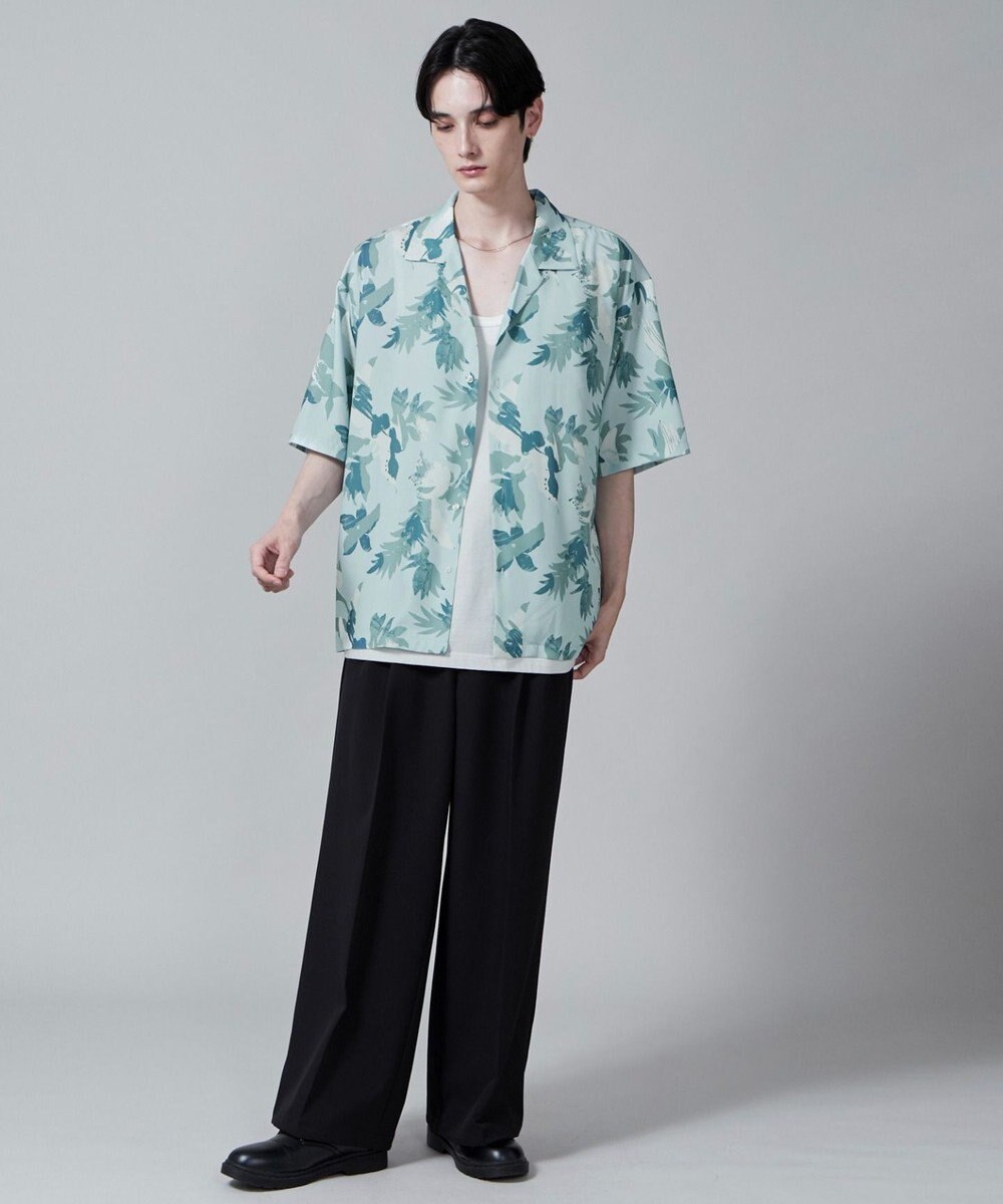 WEGO 【ユニセックス着用ITEM/MLサイズ展開】トロミアロハシャツ（S） 