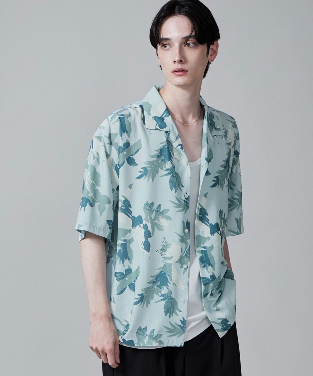 WEGO 【ユニセックス着用ITEM/MLサイズ展開】トロミアロハシャツ（S） 