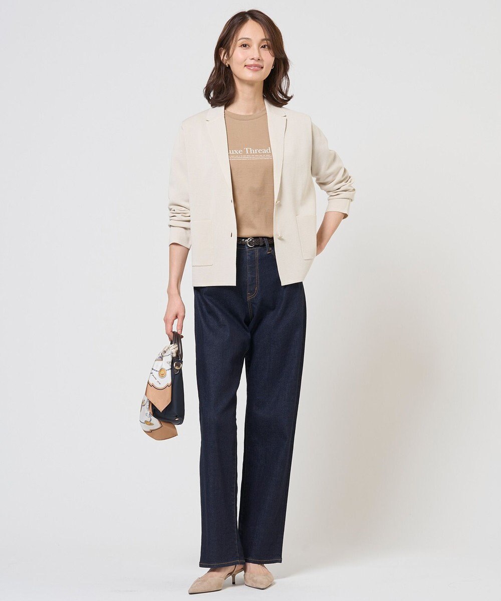 J.PRESS LADIES S ロゴTシャツ 