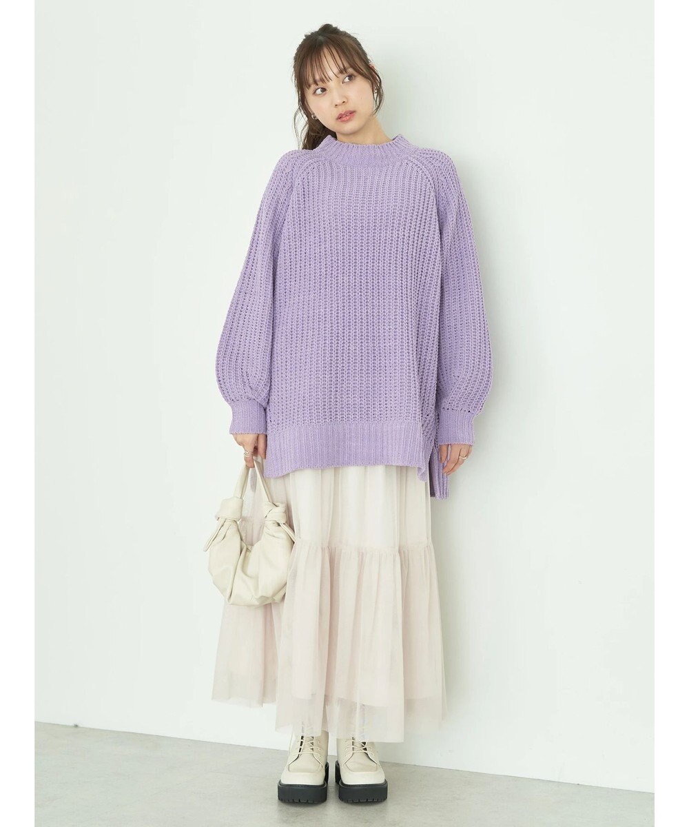 earth music&ecology マットモール片畦チュニック 