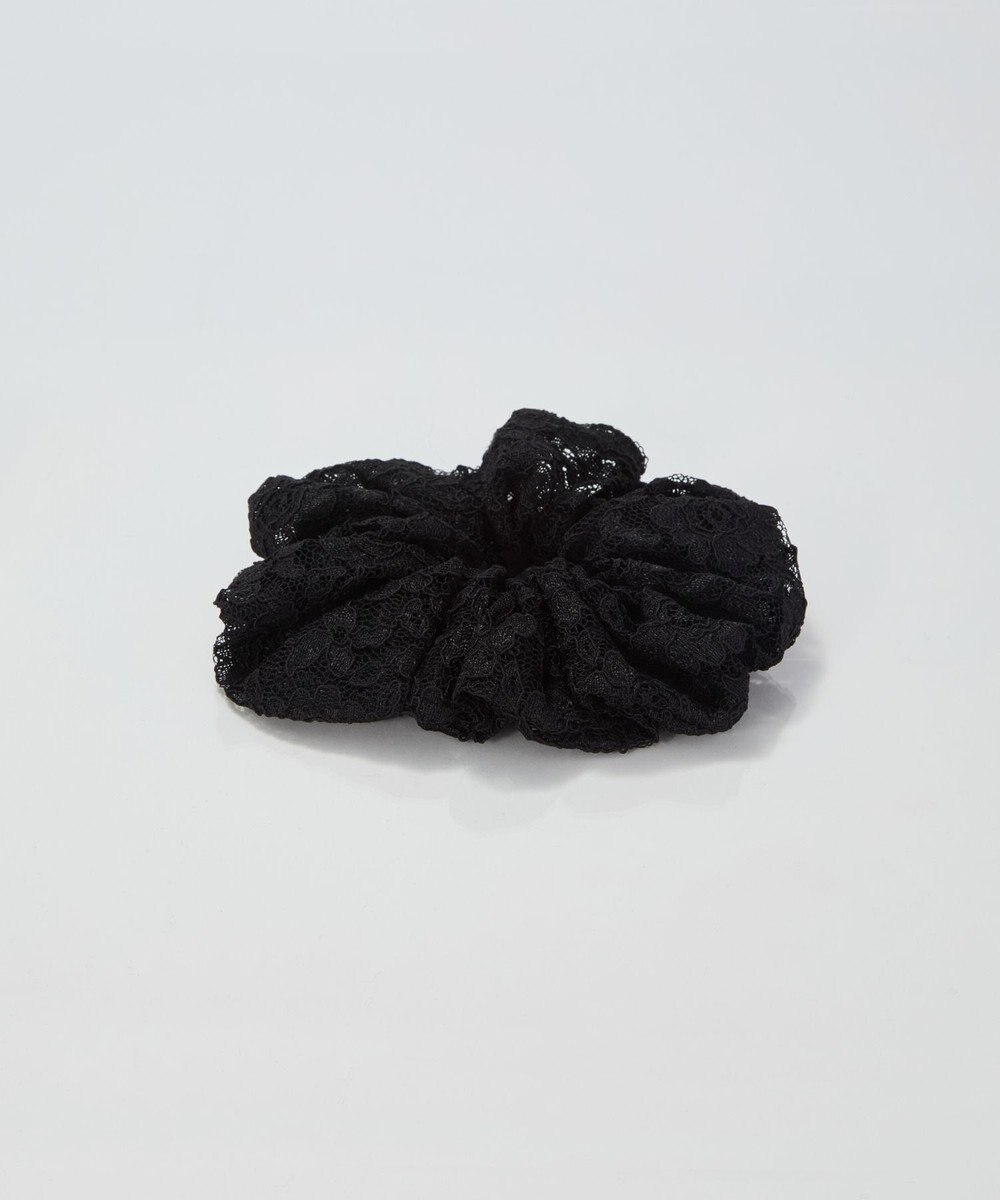 Phoebe ガーリッシュレースシュシュ　ブラック 