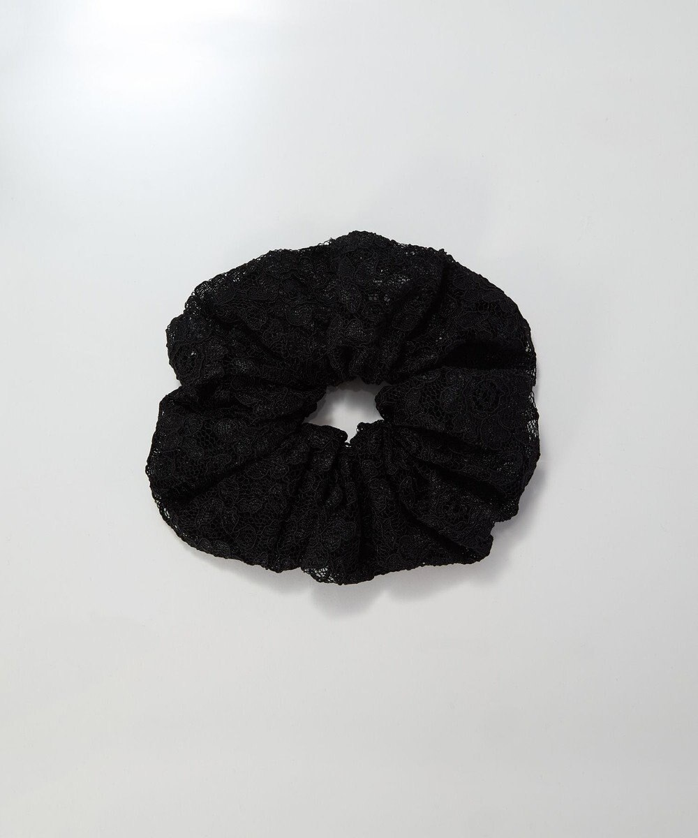 Phoebe ガーリッシュレースシュシュ　ブラック 