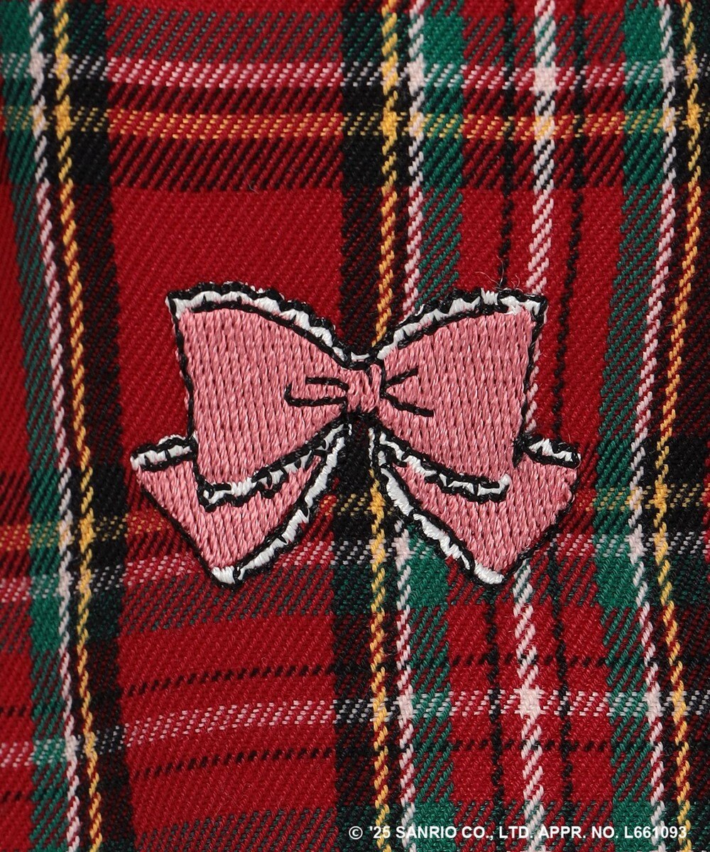 ANY KIDS 【ハローキティ×ANY KIDS】ドッキング刺繍 長袖Tシャツ 