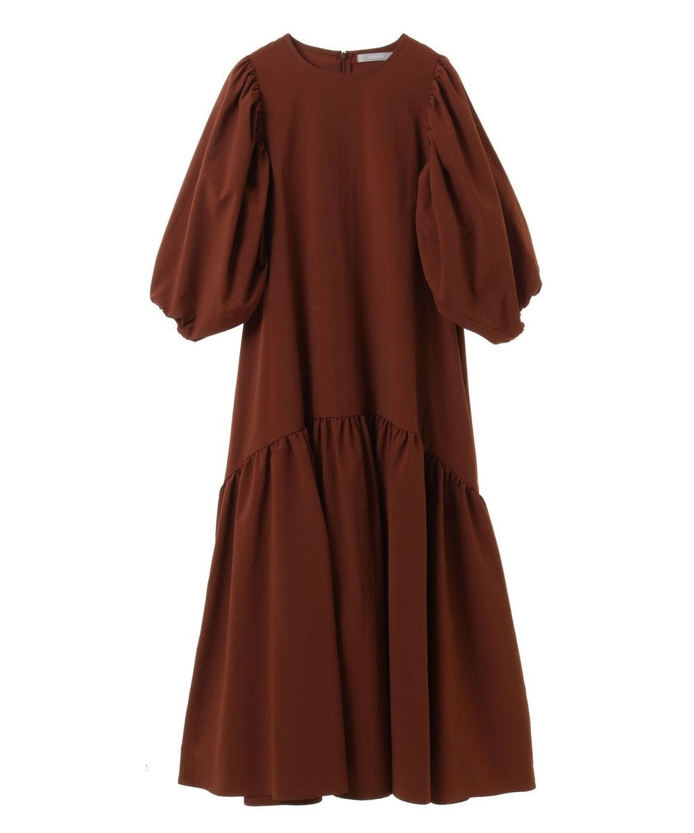 Green Parks armonia.ボリュームギャザーワンピース 