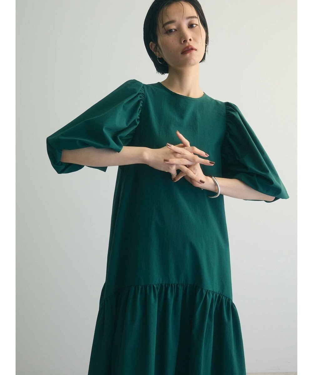 Green Parks armonia.ボリュームギャザーワンピース 