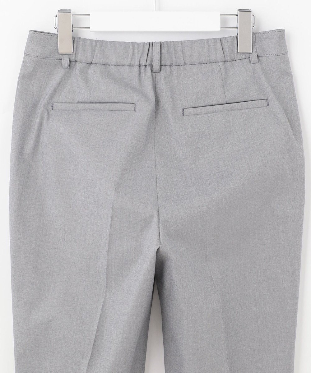 J.PRESS LADIES 【洗える・撥水・防汚】コットンFITTYシャーク テーパード パンツ 