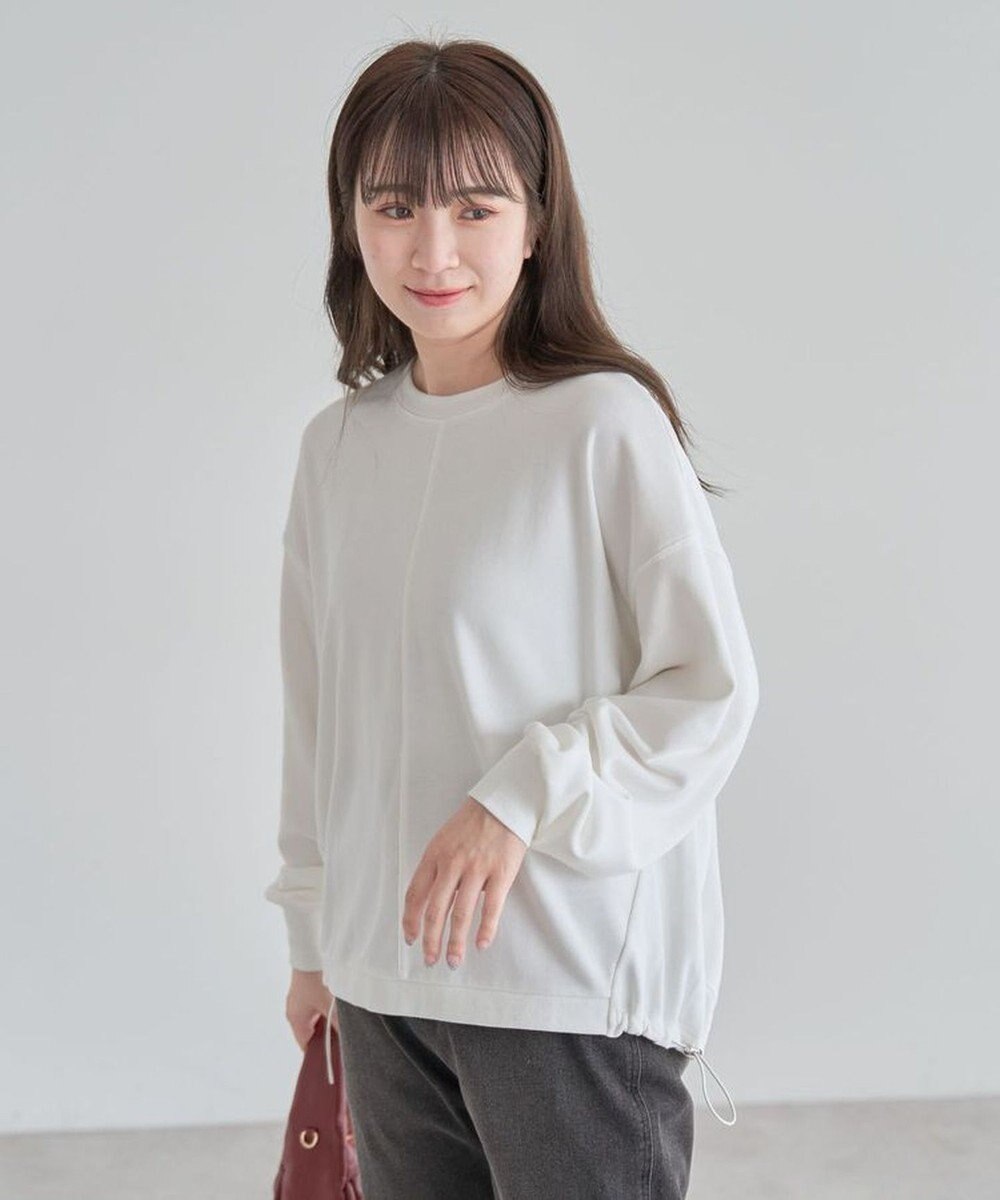 Green Parks ドロストミニ裏毛プルオーバー 