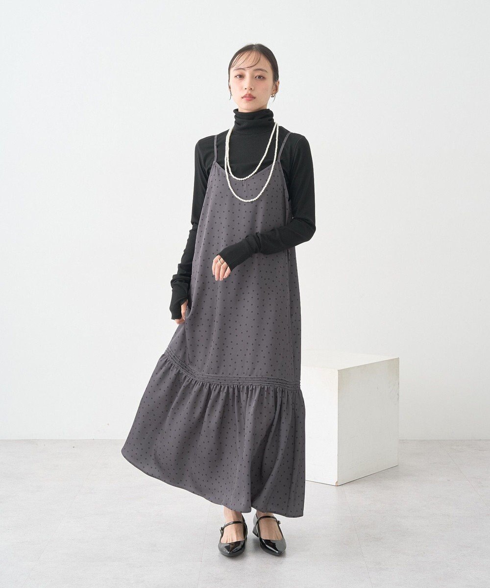 earth music&ecology アソートサテンキャミワンピース 