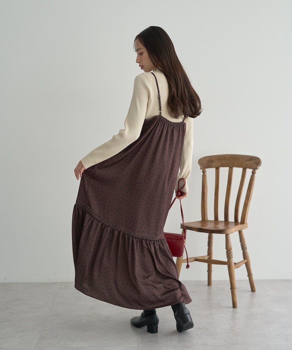 earth music&ecology アソートサテンキャミワンピース 