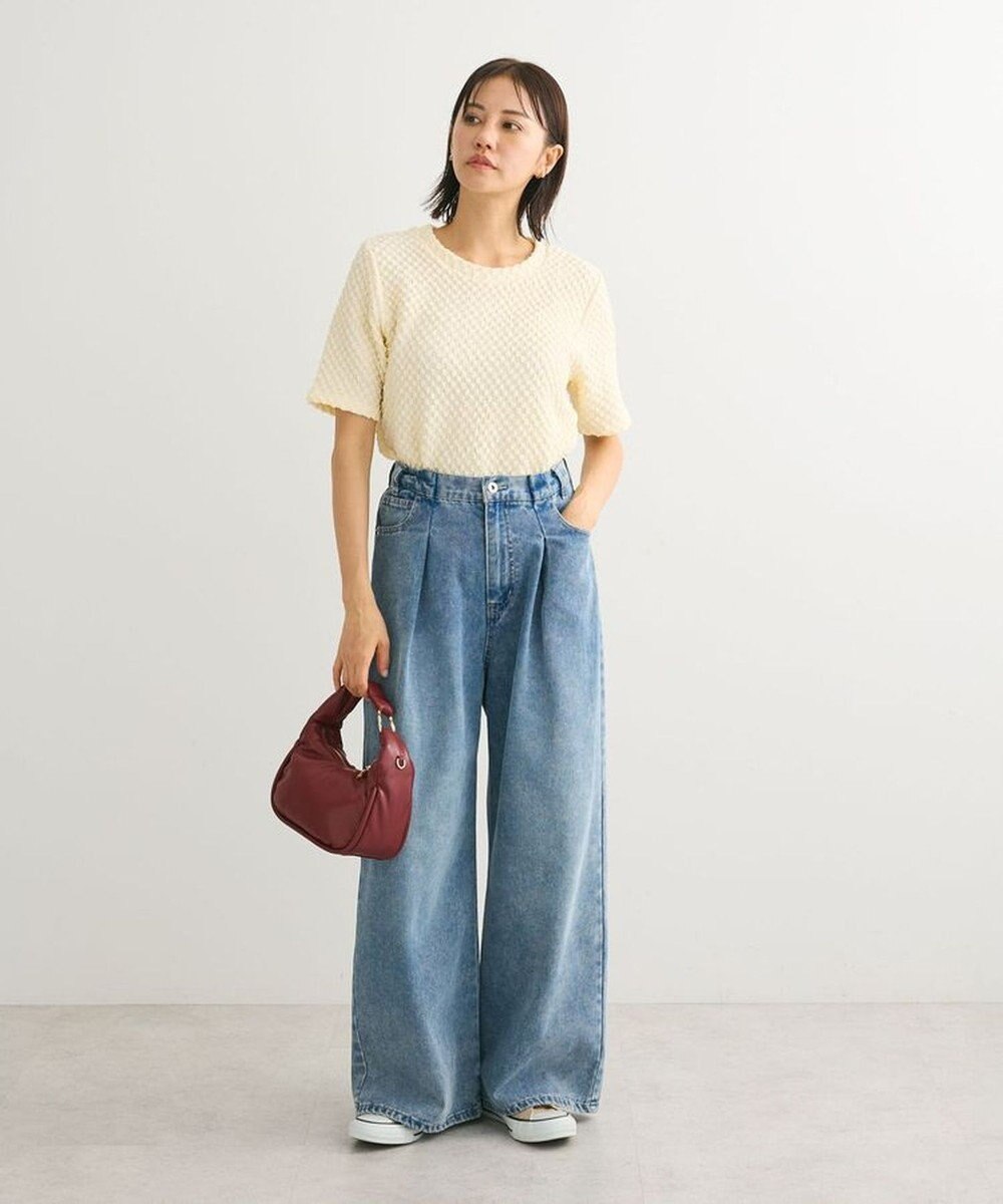 Green Parks ポコポコ５分袖プルオーバー 