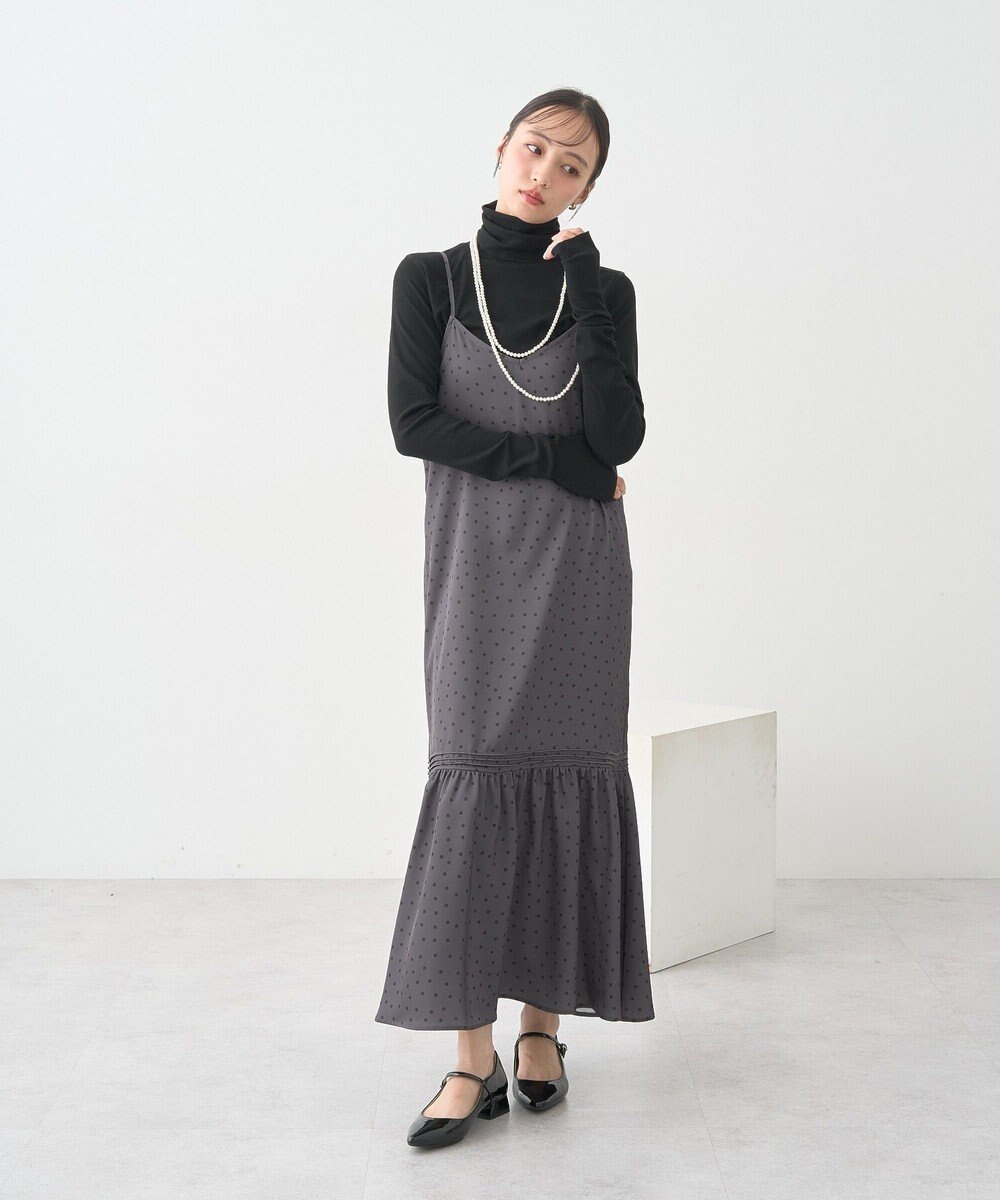 earth music&ecology アソートサテンキャミワンピース 