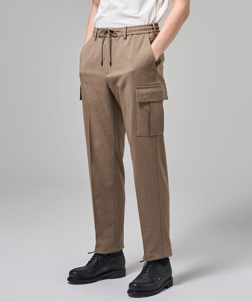 JOSEPH HOMME 【新素材】テクノクロスストレッチ　ドローコード付きストレートカーゴパンツ / HOVE CARGO 