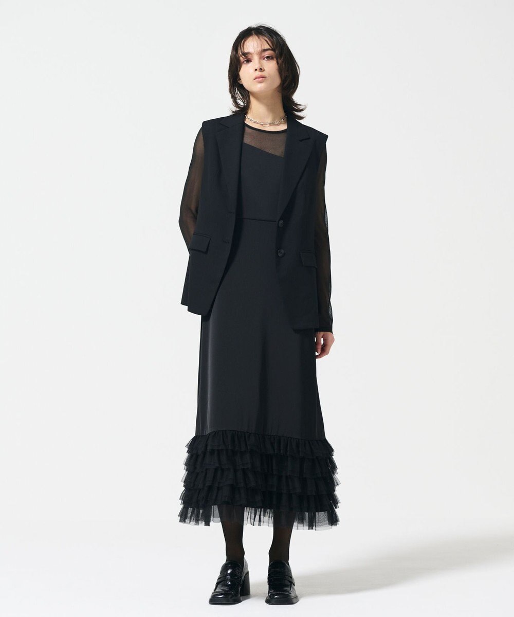 GRACE CONTINENTAL バックチュールジレ 