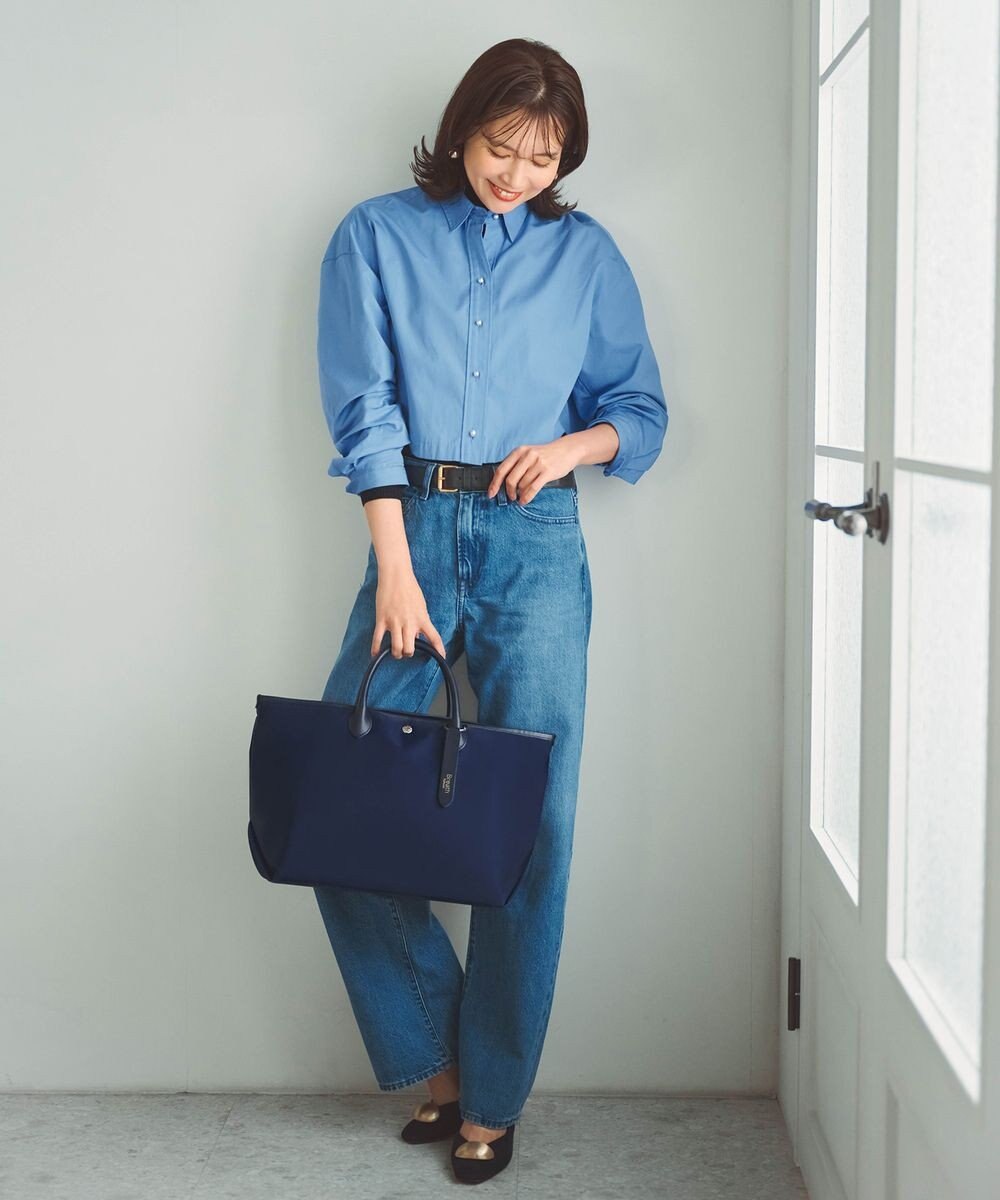 TOPKAPI 【Breath TOPKAPI】ナイロン レザーハンドル シンプル トートバッグ / 軽量 / A4対応 