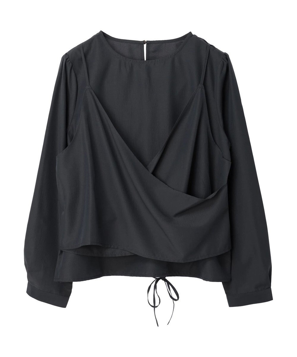 Green Parks レイヤード風ビスチェブラウス 