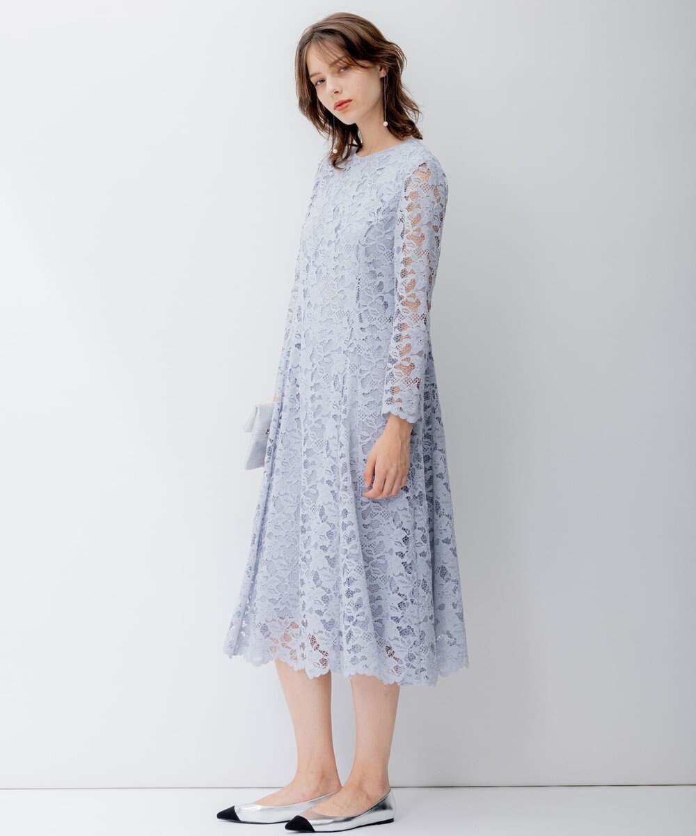 23区 L 【APPLAUDIR】ラッセルフラワーレース ドレス 