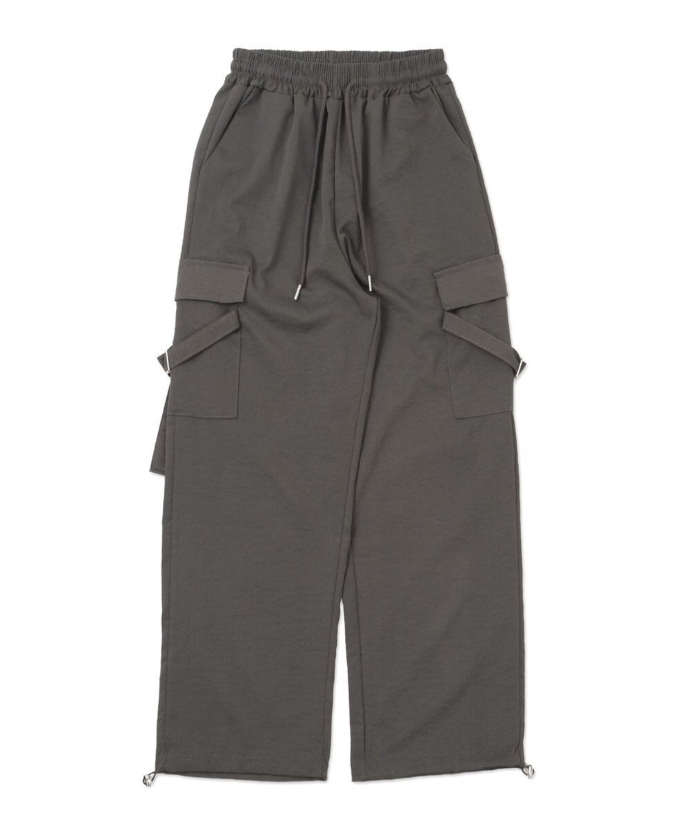 WEGO 【ウエストゴム】サイドベルトカーゴパンツ 