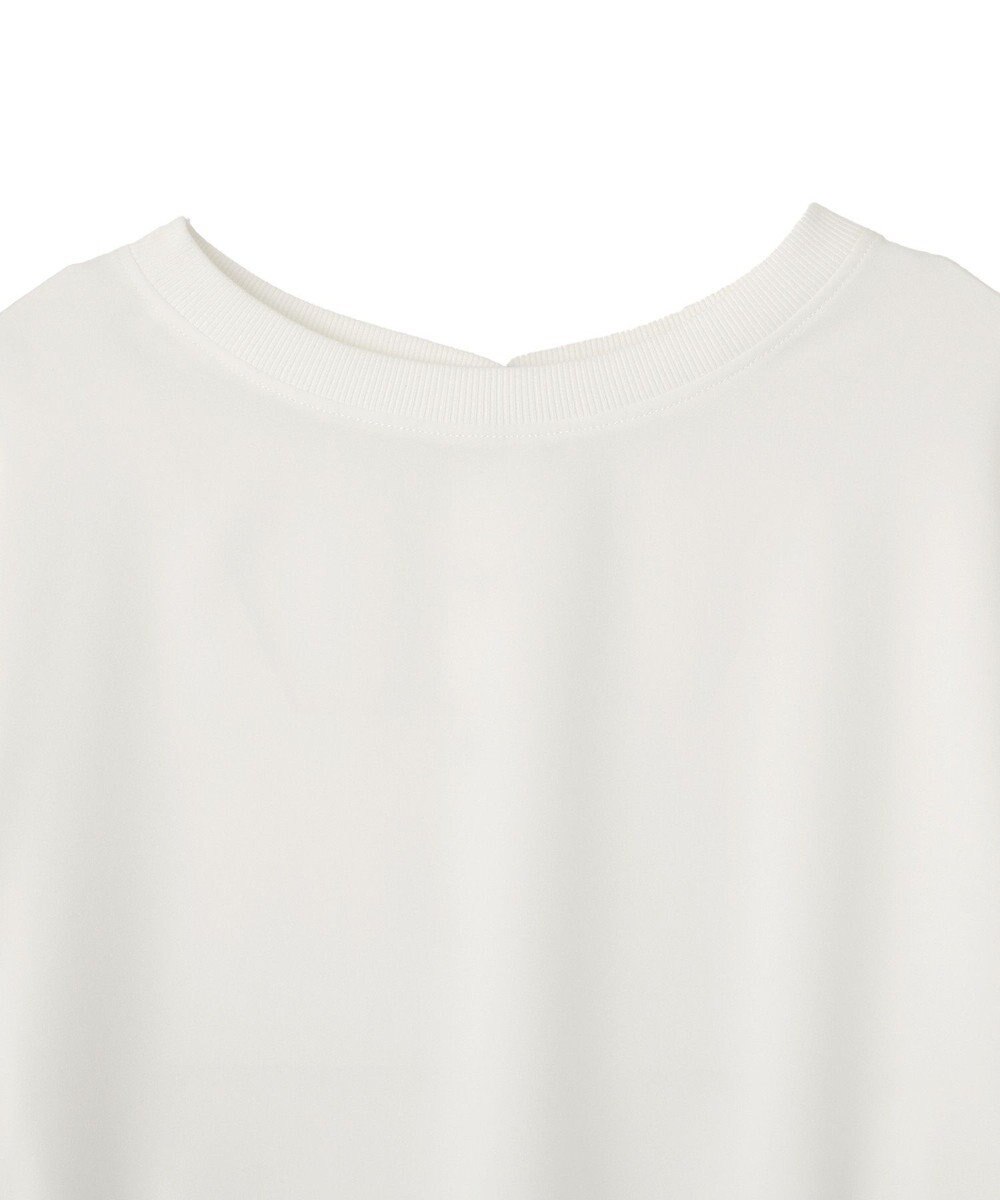 YECCA VECCA 2wayリブMIXジョーゼットブラウス 