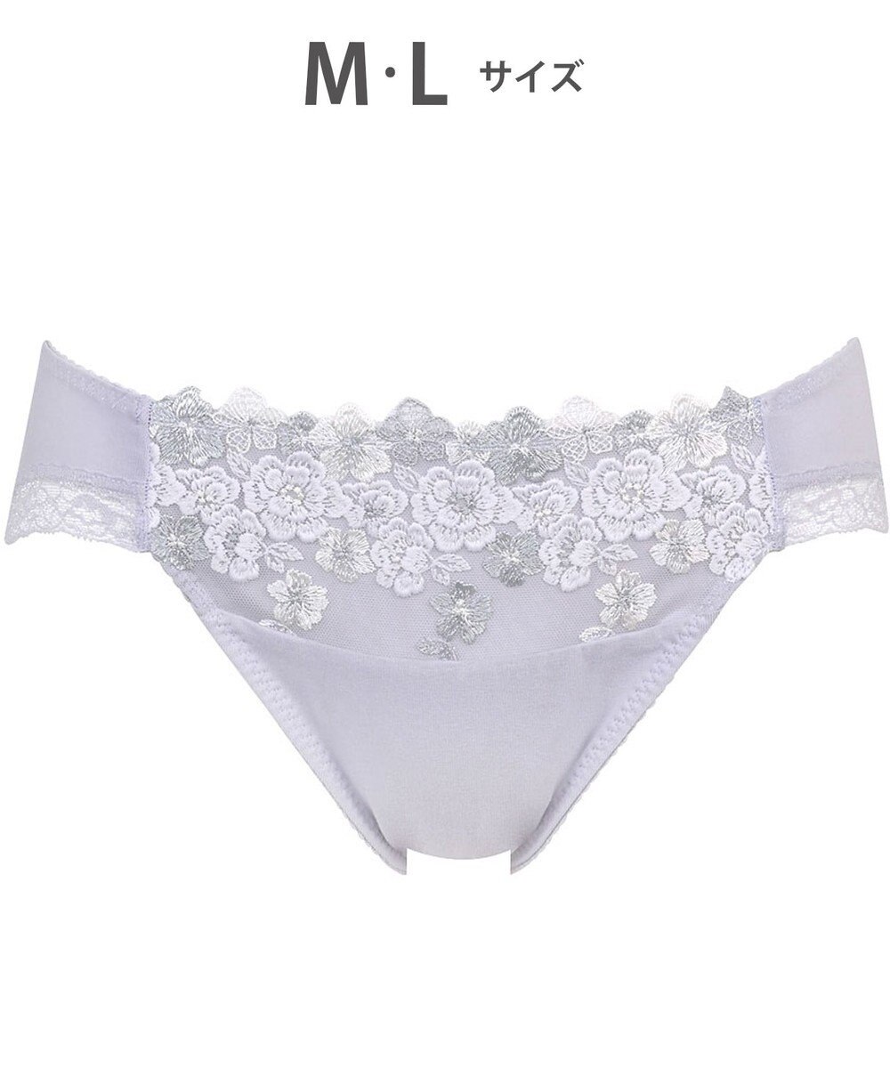 Wing ショーツ KB2060とペア 綿混素材（身生地部） やさしいはきごこち ナチュラルアップブラ はきこみ丈あさめ KF3360 ウイング／ワコール 