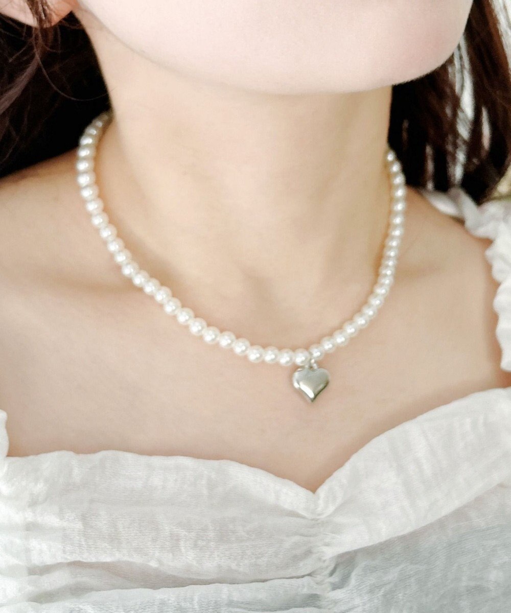 WEGO Lモチーフトップパールネックレス 