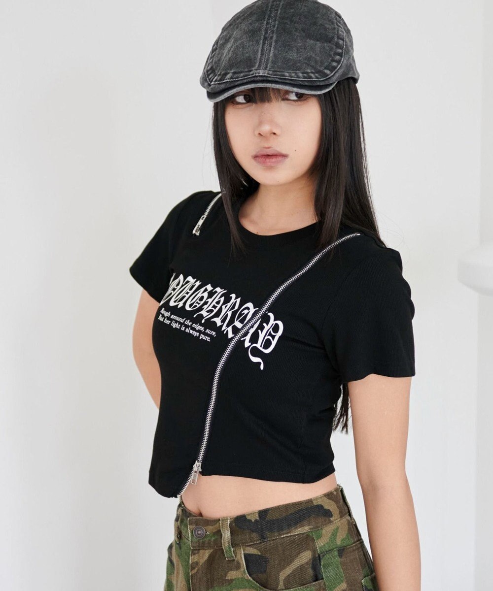 WEGO ZIPデザイングラフィックちびT 