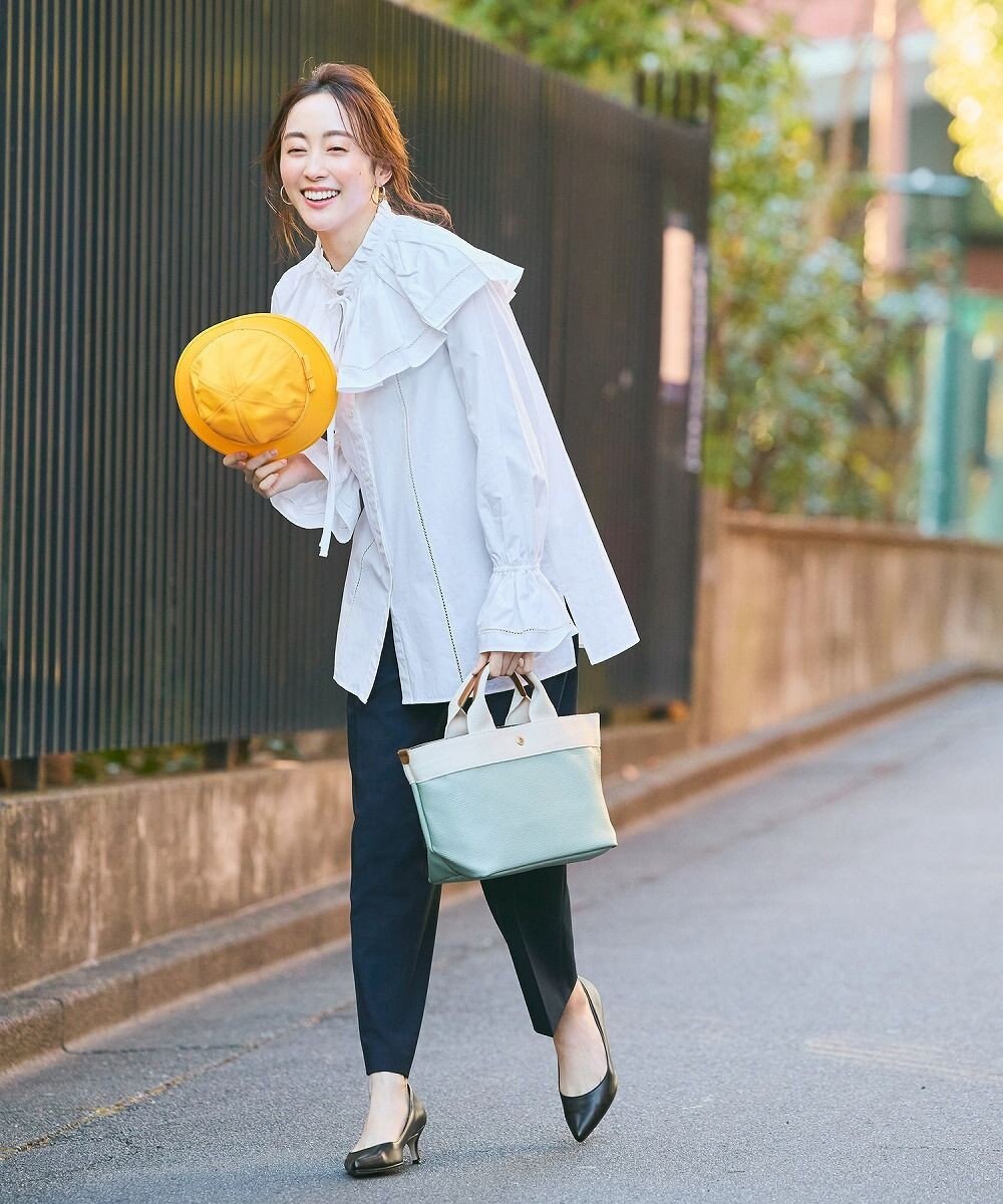 TOPKAPI 【Breath TOPKAPI】リプルネオレザー ミニトートバッグ 