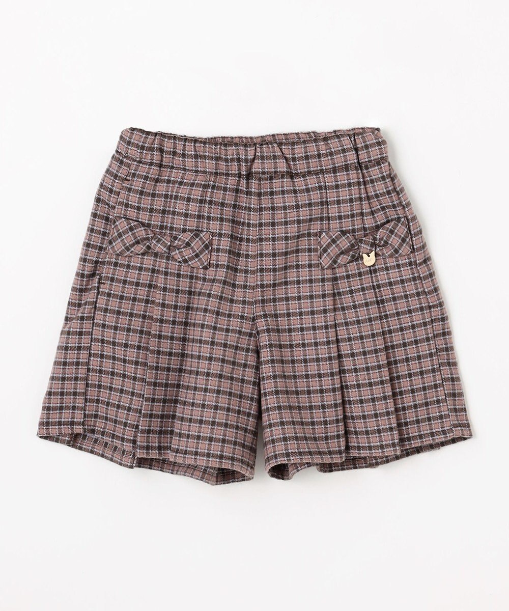 ANY KIDS チェック柄 ショートパンツ 