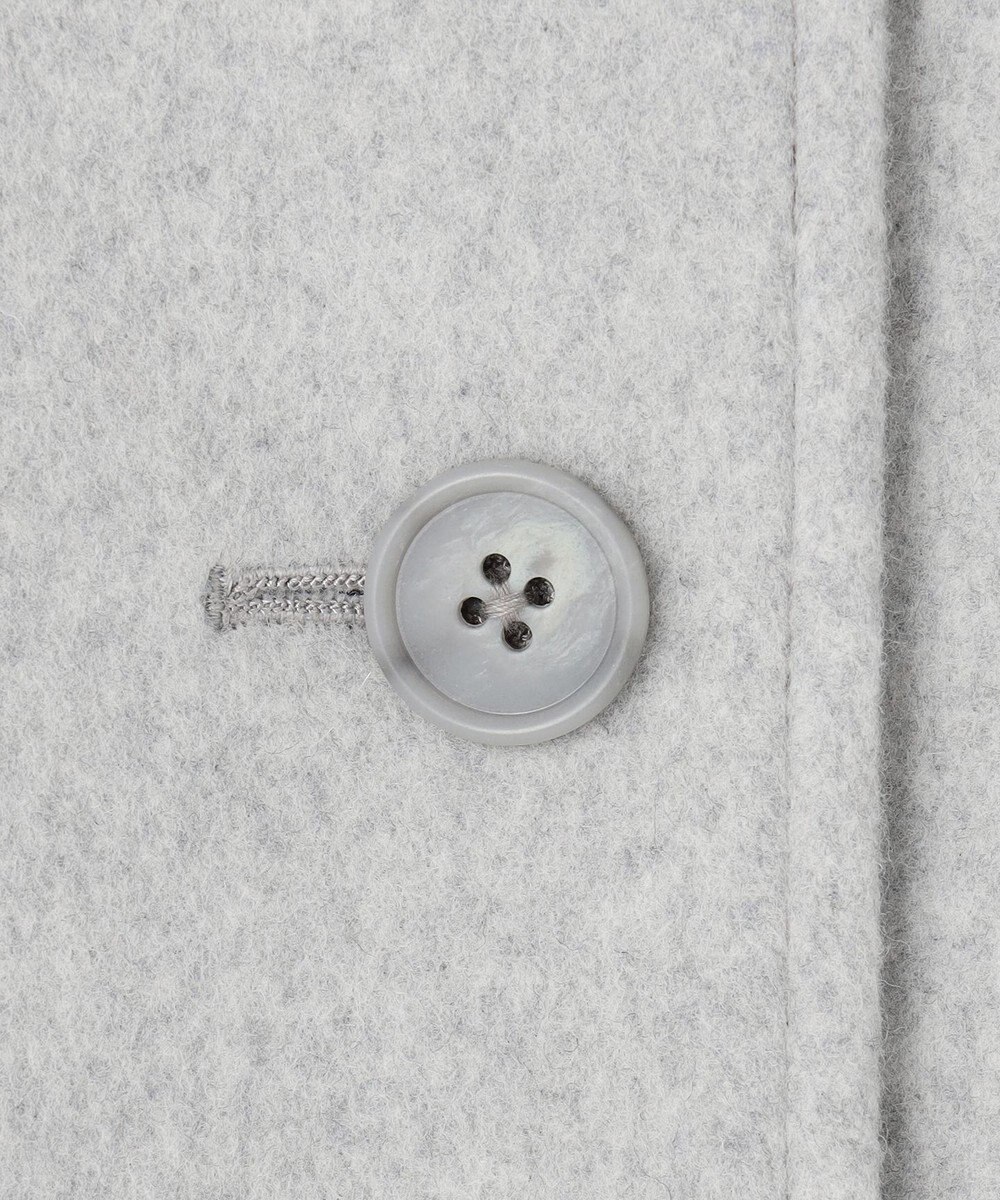 J.PRESS LADIES L ショートビーバー ボトルネック コート 