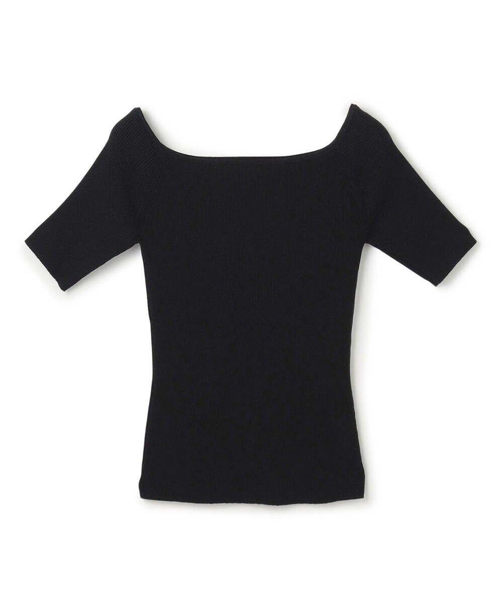 uncrave リネンニット オフショルトップス 