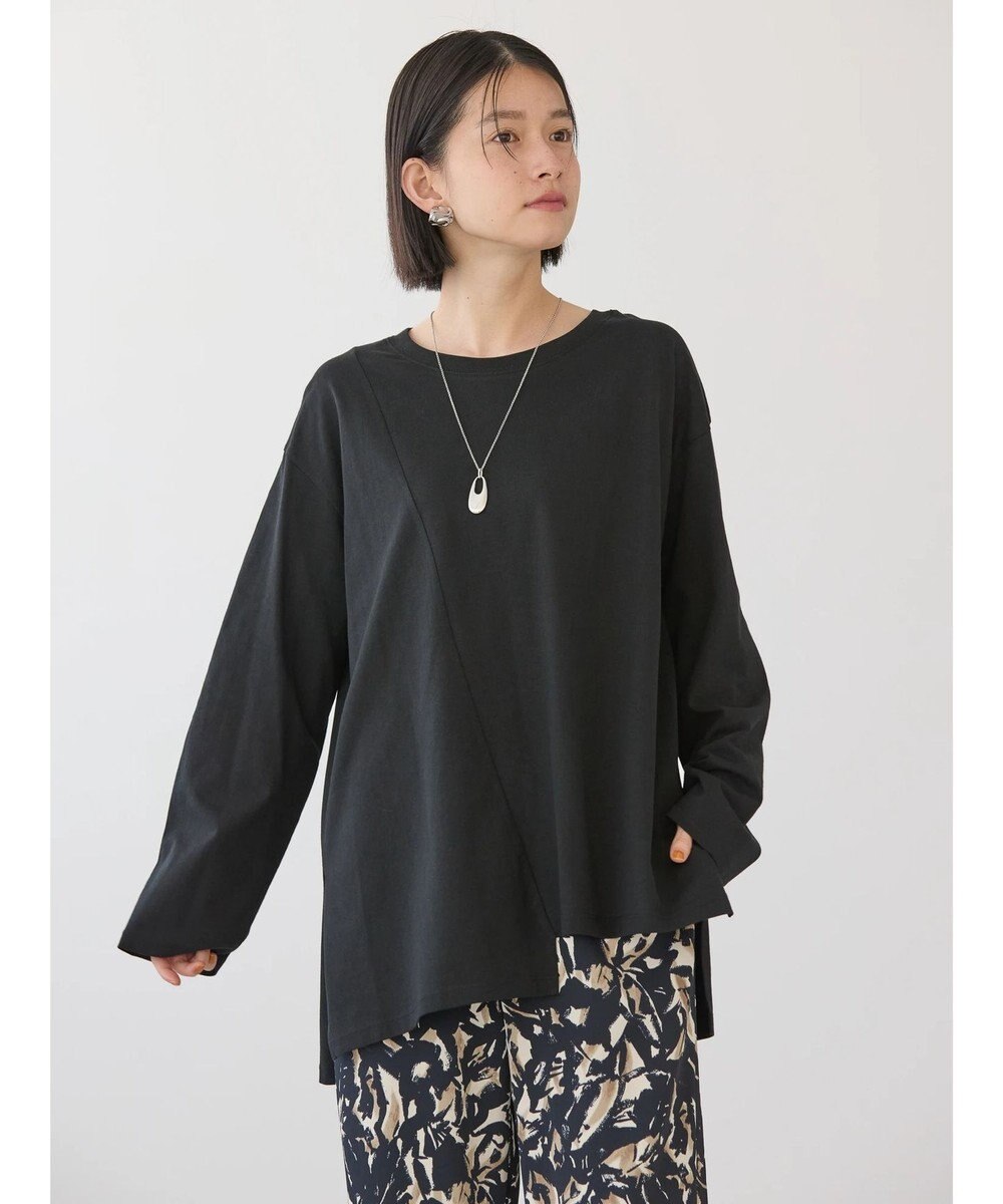 AMERICAN HOLIC アシンメトリー切替カットチュニック 