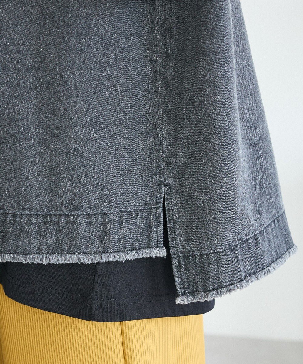 Green Parks フリンジ付きデニムベスト 