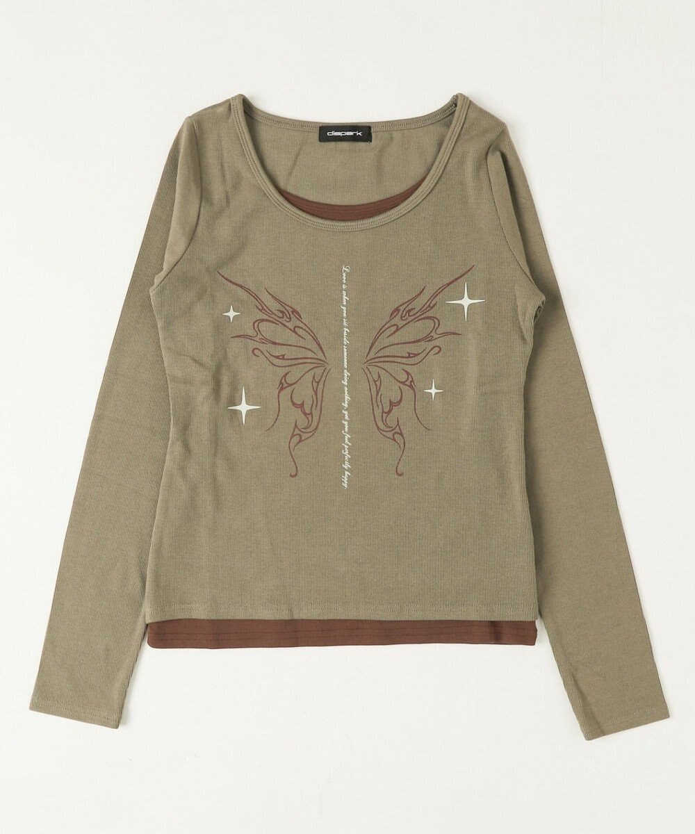 WEGO レイヤードグラフィックTOP 