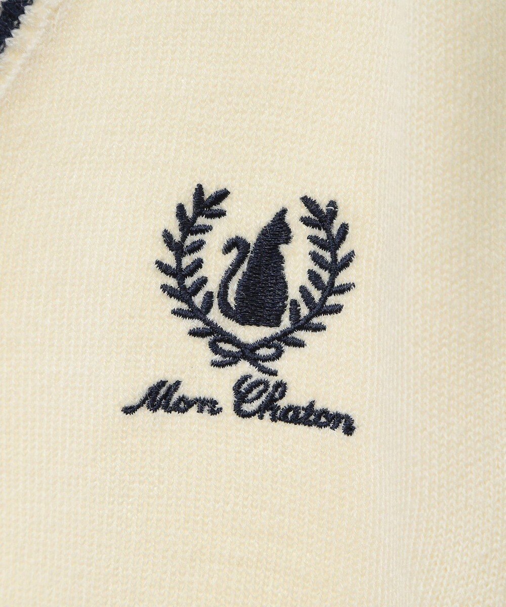 earth music&ecology キャットロゴショートニットプルオーバー 