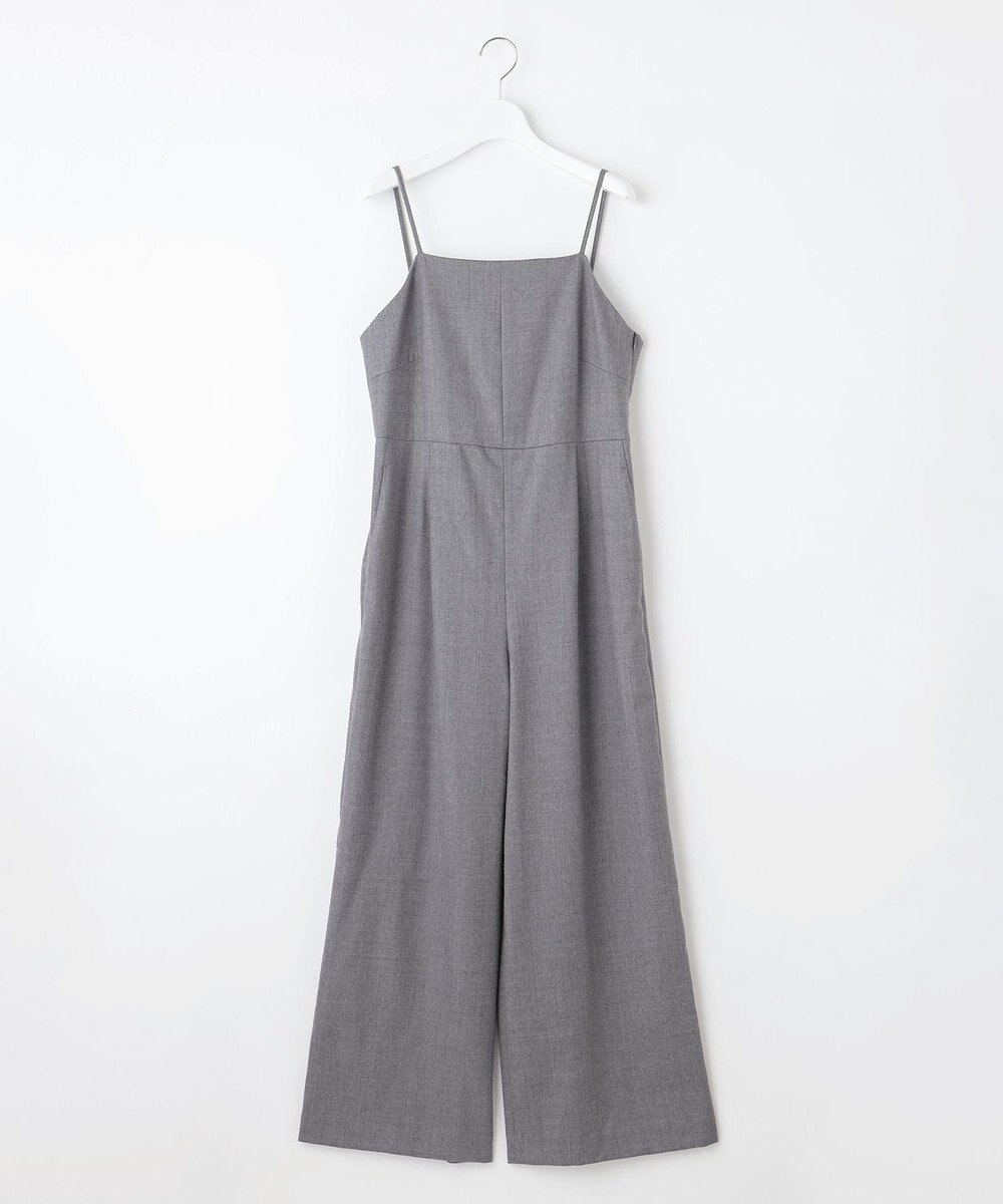 自由区 【洗える】ウォッシャブルウールサキソニー コンビネゾン 