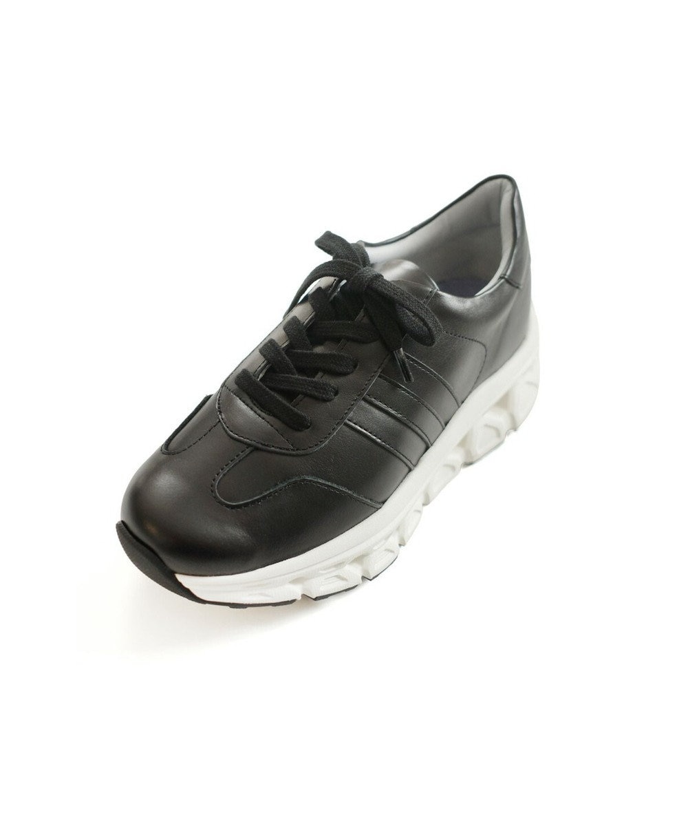 Pointer 日本製 本革 穴開きソールスニーカー 