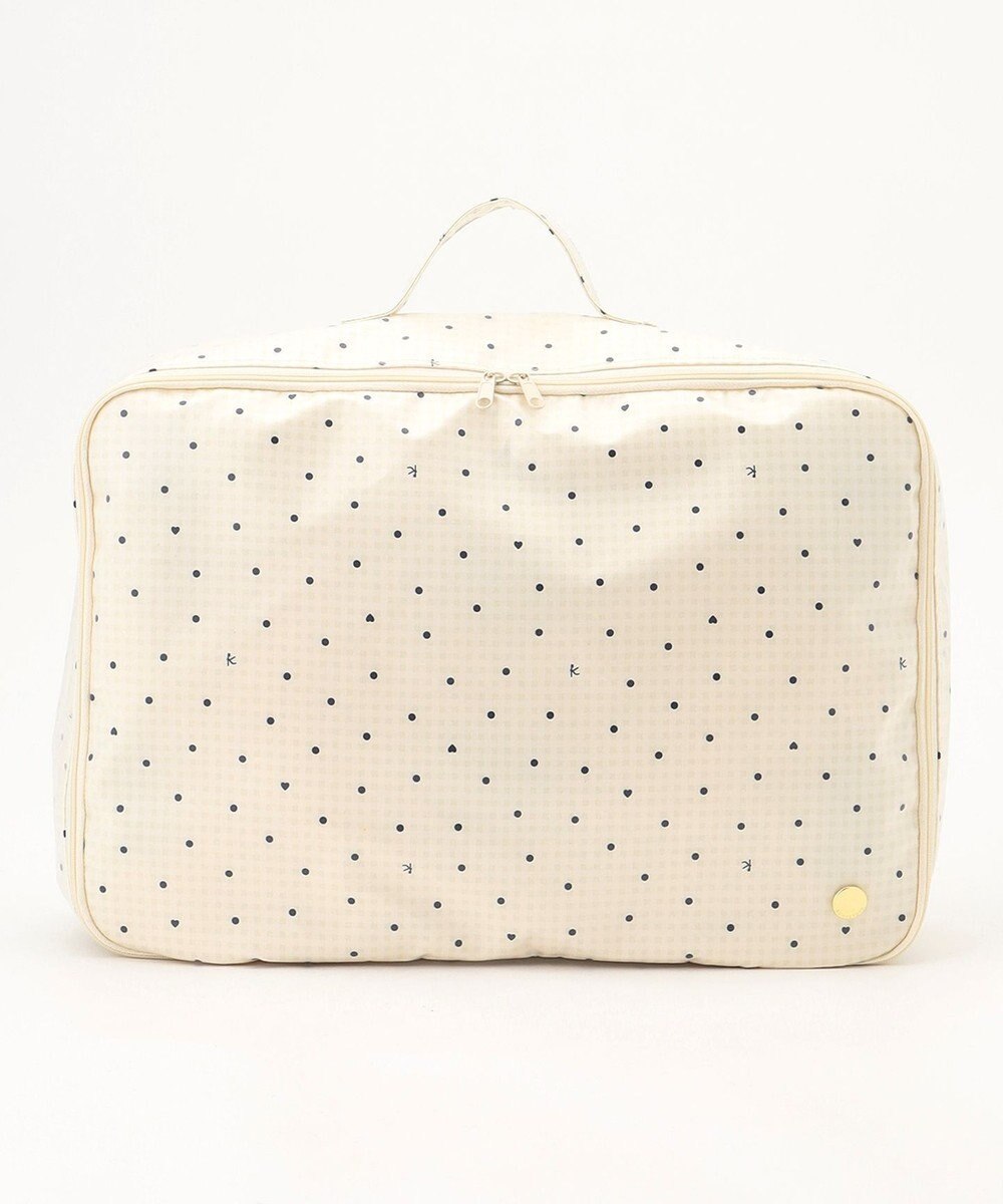 組曲 KIDS gingham K heart トラベルバッグL 