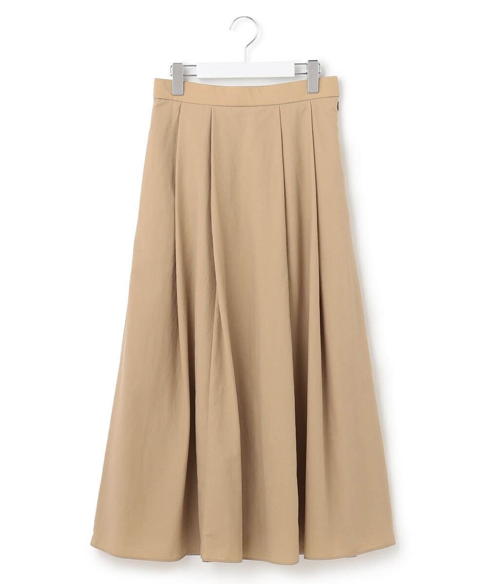 23区 【WEB限定】マットナイロンタフタ フレアスカート 