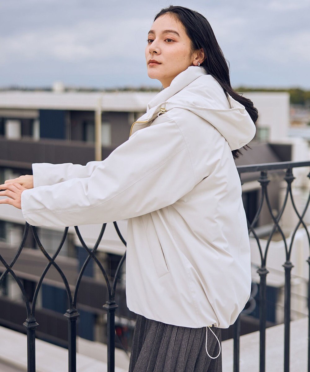 ANY 撥水フーデットダウンコート 