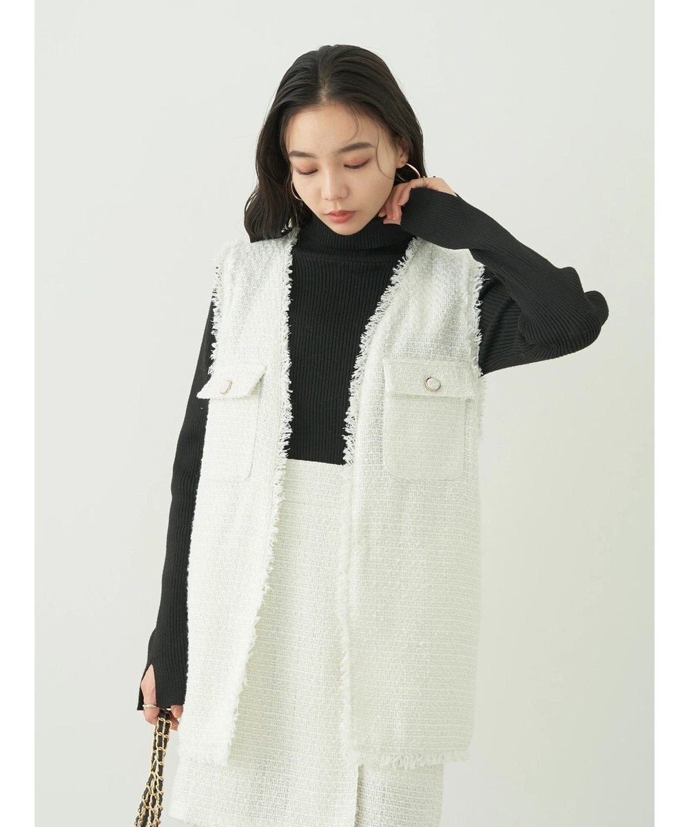 earth music&ecology ツイードジレ 