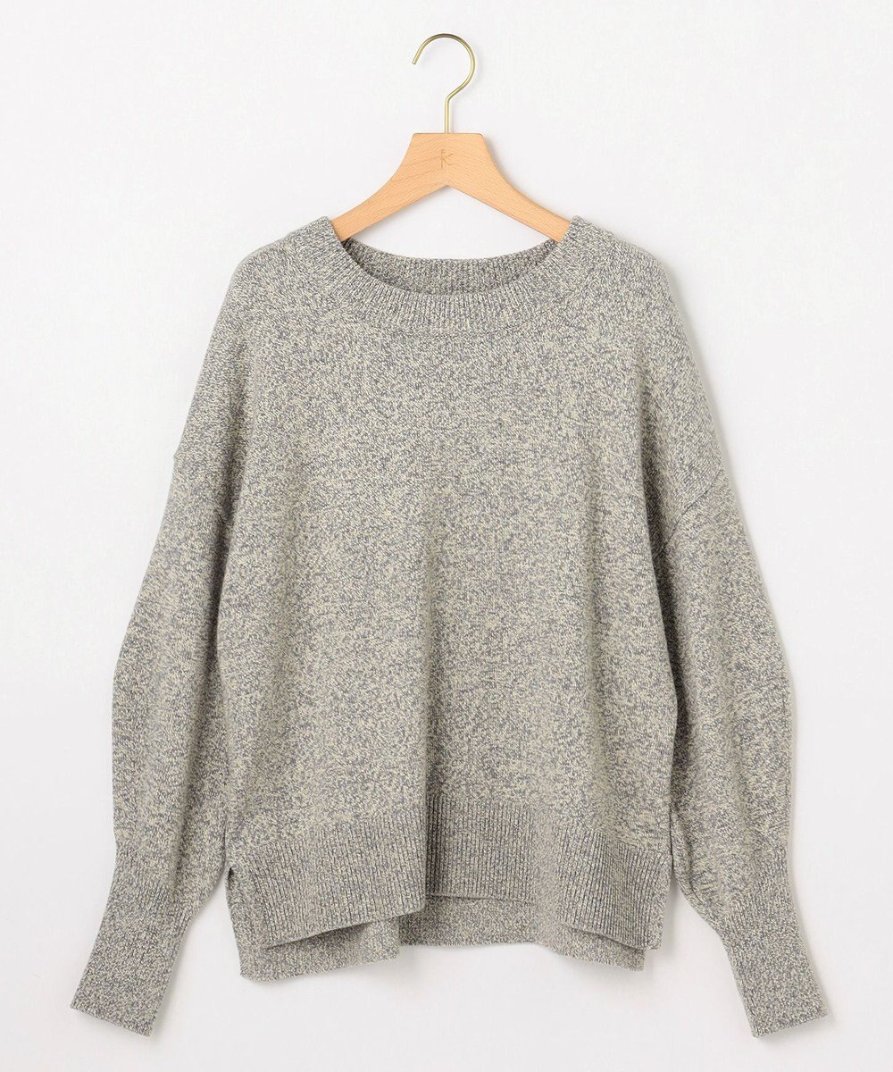 組曲 コットンカシミヤMIX クルーネックニット 