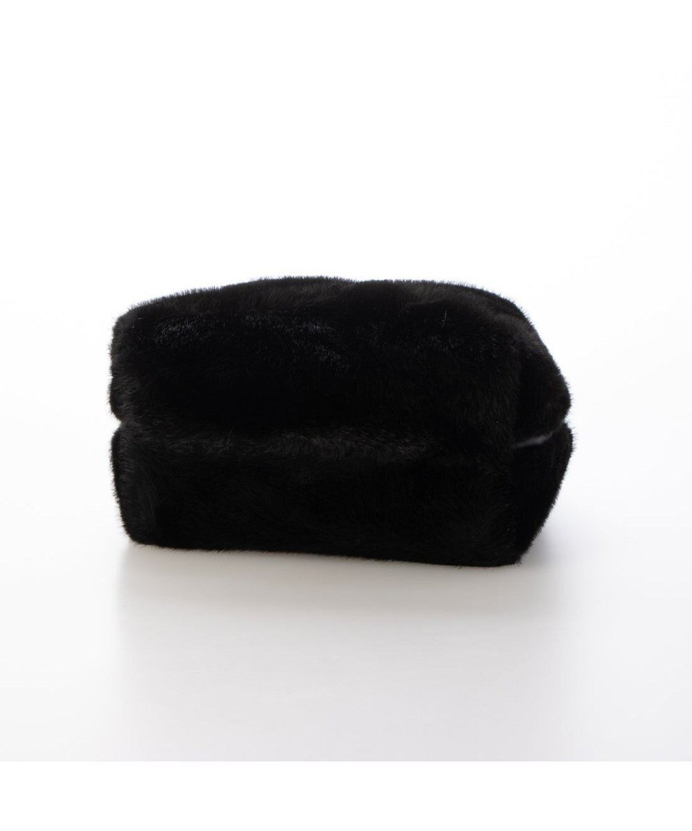 UNBILLION カシュカシュ cachecache / ミンク風エコファー2wayボックストート 