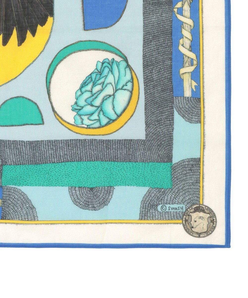 MOONBAT SWASH LONDON コットンプリントスカーフ 