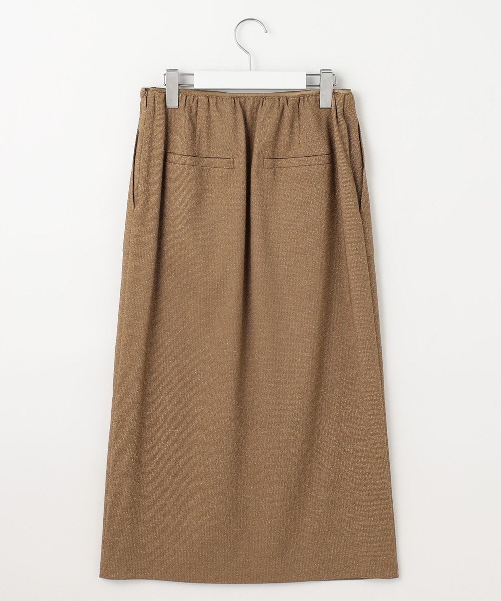 自由区 L シルクネップツイード スカート 