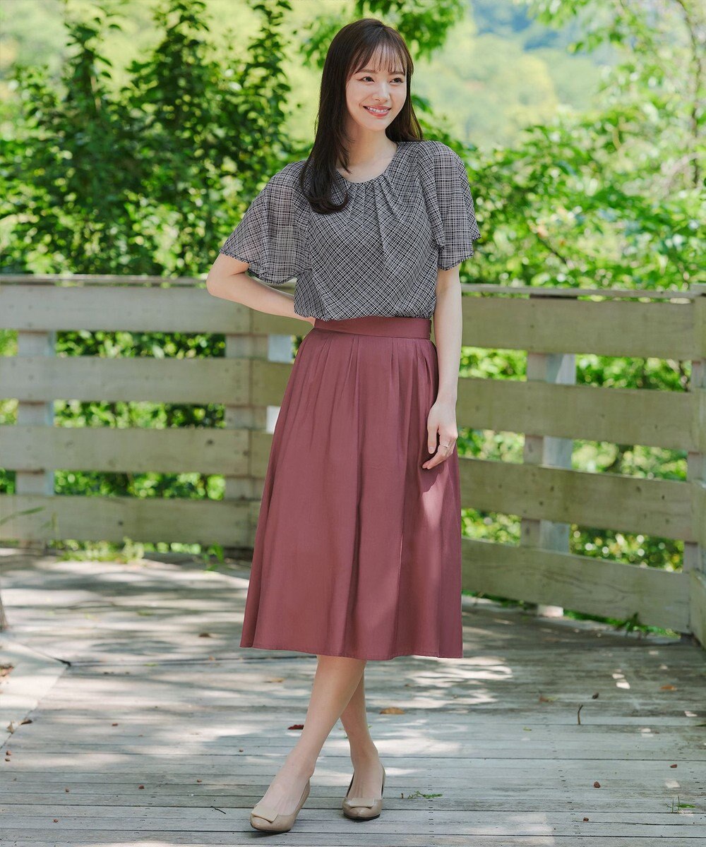 Tiaclasse パニエ付きフレアスカート 