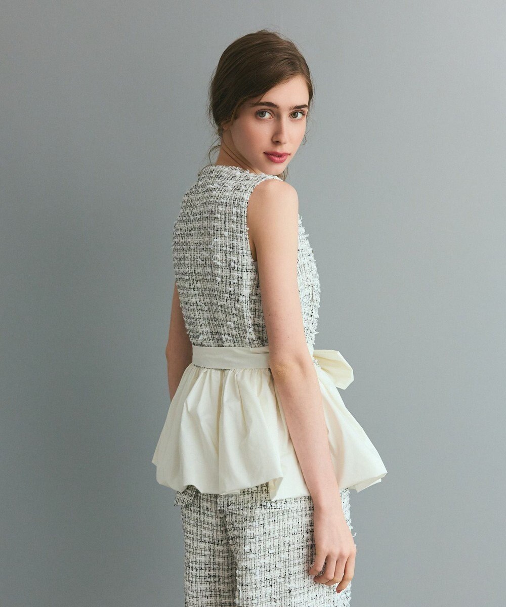 GRACE CONTINENTAL ツイードコンビジレ 