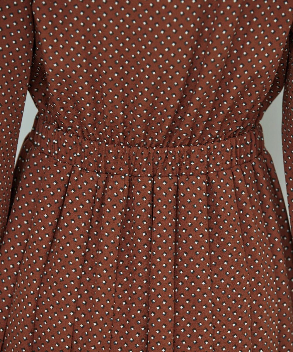 Tiaclasse 【洗える・新色追加】パフスリーブプリーツワンピース 