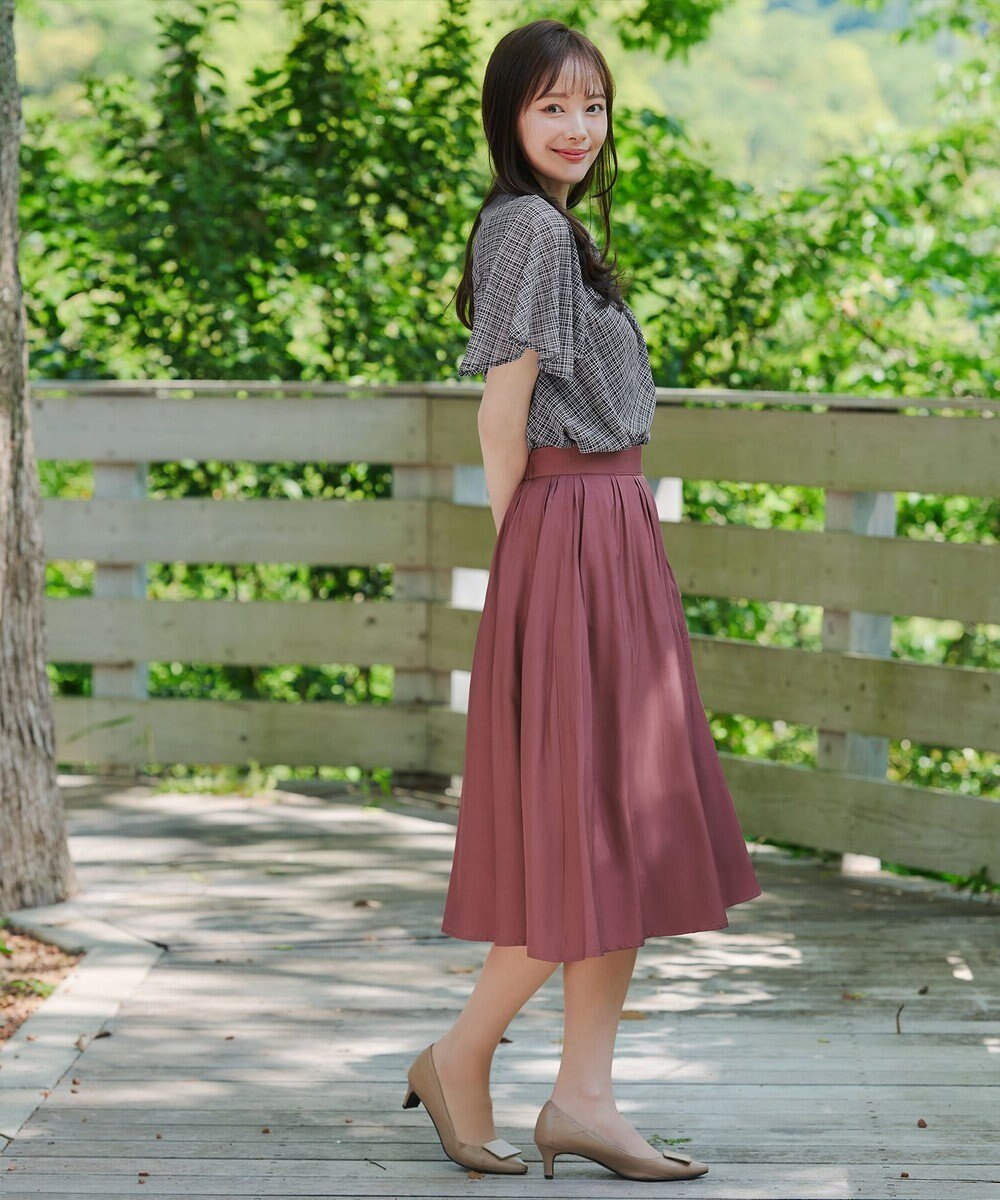 Tiaclasse パニエ付きフレアスカート 