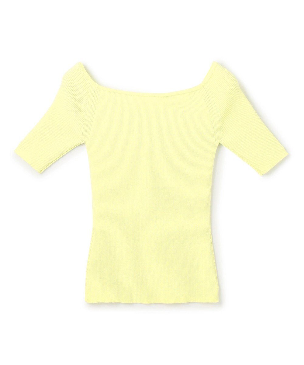 uncrave リネンニット オフショルトップス 