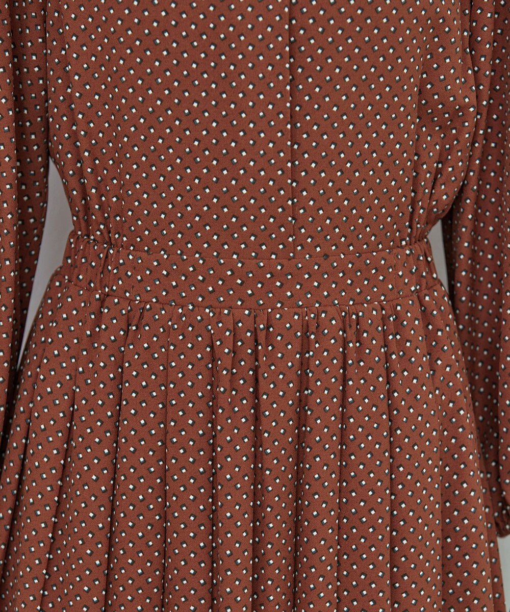 Tiaclasse 【洗える・新色追加】パフスリーブプリーツワンピース 