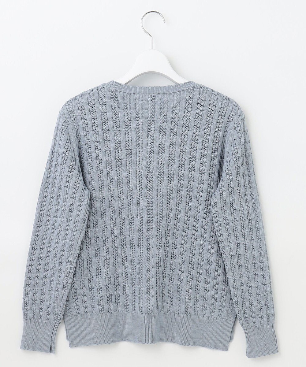 J.PRESS LADIES L 【洗える】 ギザマーセライズコットン ニット 